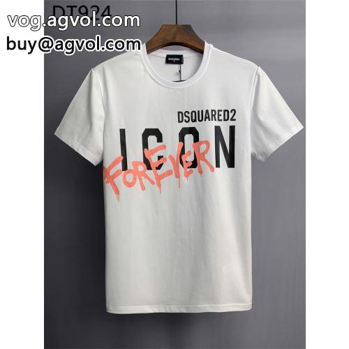 クールビズ 2022 2色可選  半袖Tシャツ ディースクエアードコピー ランキング商品 DSQUARED2コピー