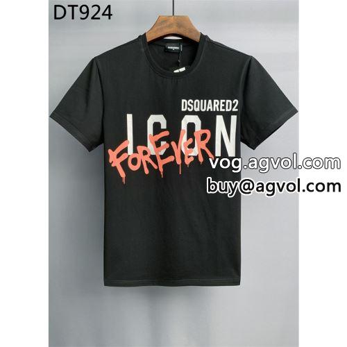 クールビズ 2022 2色可選  半袖Tシャツ ディースクエアードコピー ランキング商品 DSQUARED2コピー