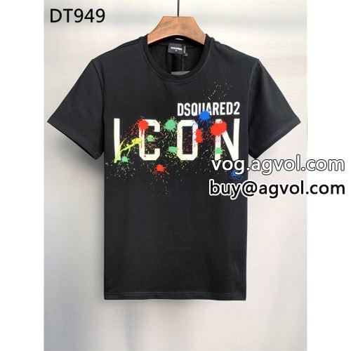使い勝手抜群 2022 大人気再登場 DSQUARED2コピー 半袖Tシャツディースクエアードコピー  2色可選