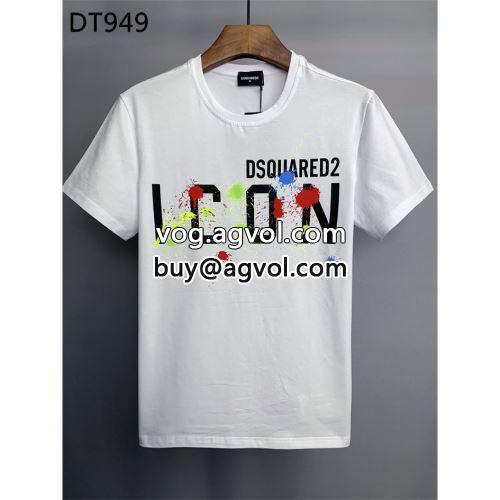 使い勝手抜群 2022 大人気再登場 DSQUARED2コピー 半袖Tシャツディースクエアードコピー  2色可選