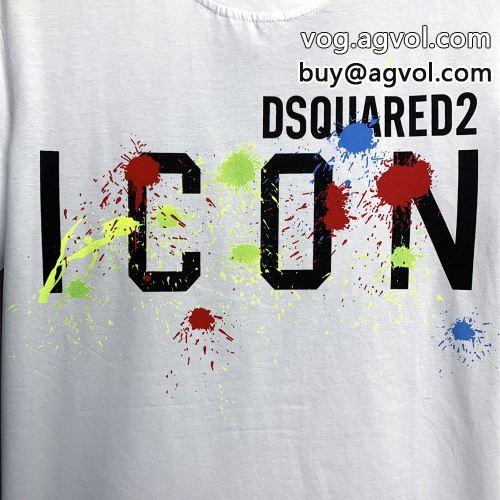 使い勝手抜群 2022 大人気再登場 DSQUARED2コピー 半袖Tシャツディースクエアードコピー  2色可選