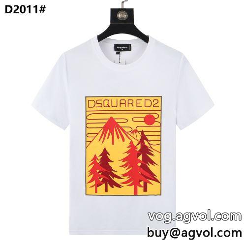 大絶賛！ 半袖Tシャツ ディースクエアードコピー デザイン性の高い 2022 2色可選  DSQUARED2コピー