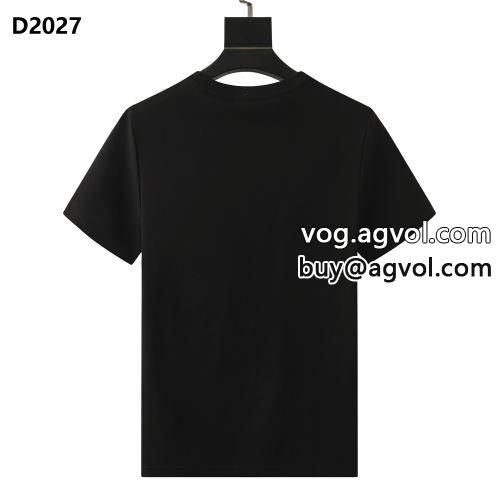 DSQUARED2コピー 半袖Tシャツ 強い魅力を感じる一枚 2022 2色可選 大好評 ディースクエアードコピー