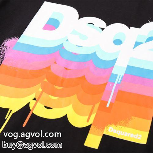 DSQUARED2コピー 半袖Tシャツ 強い魅力を感じる一枚 2022 2色可選 大好評 ディースクエアードコピー