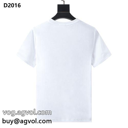 2022 2色可選  DSQUARED2コピー 半袖Tシャツ カッコいい印象を付ける ディースクエアードコピー コスパ最高のプライス