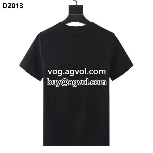 海外セレブ定番愛用 2022 2色可選 DSQUARED2コピー 半袖Tシャツ 着心地満点 ディースクエアードコピー