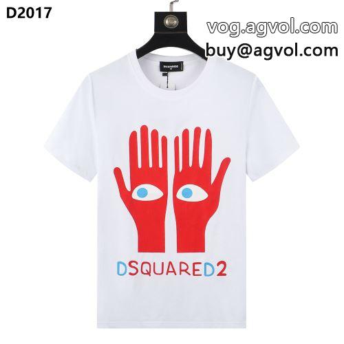おすすめ/オススメ 愛らしさ抜群！ DSQUARED2コピー 半袖Tシャツ ディースクエアードコピー 2022 2色可選