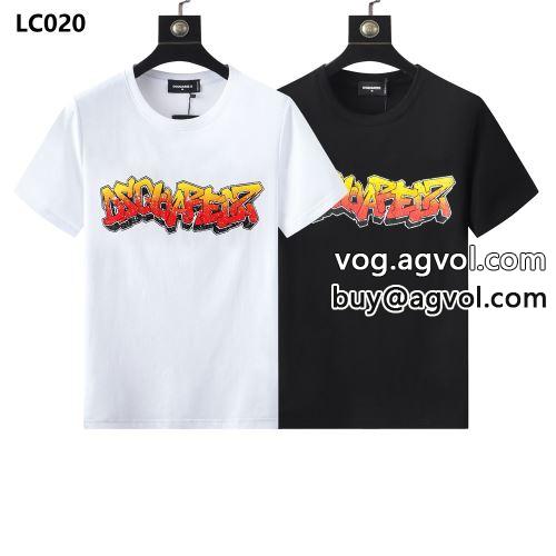  超目玉 2022 半袖Tシャツ 2色可選 海外セレブ定番愛用 ディースクエアードコピー DSQUARED2コピー     