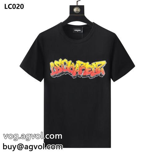 超目玉 2022 半袖Tシャツ 2色可選 海外セレブ定番愛用 ディースクエアードコピー DSQUARED2コピー