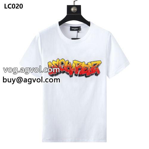 超目玉 2022 半袖Tシャツ 2色可選 海外セレブ定番愛用 ディースクエアードコピー DSQUARED2コピー