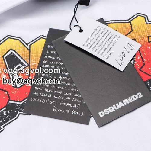 超目玉 2022 半袖Tシャツ 2色可選 海外セレブ定番愛用 ディースクエアードコピー DSQUARED2コピー