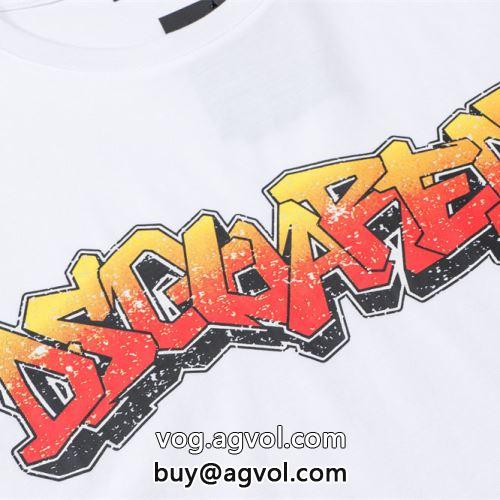 超目玉 2022 半袖Tシャツ 2色可選 海外セレブ定番愛用 ディースクエアードコピー DSQUARED2コピー