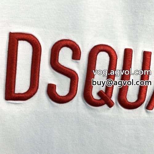 高級感あるボリュームのダウンジャケットが登場！ DSQUARED2コピー  半袖Tシャツ ディースクエアードコピー 個性派 2022 2色可選