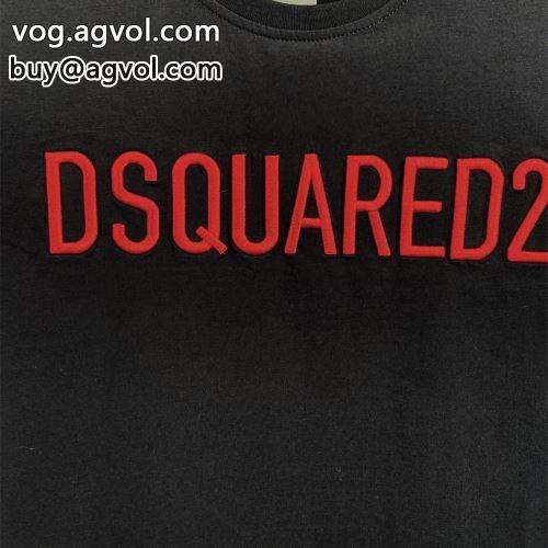 高級感あるボリュームのダウンジャケットが登場！ DSQUARED2コピー  半袖Tシャツ ディースクエアードコピー 個性派 2022 2色可選