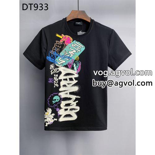 上質  ディースクエアードコピー 2022 DSQUARED2コピー 半袖Tシャツ好評でした  2色可選