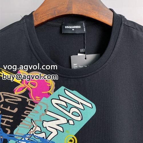上質  ディースクエアードコピー 2022 DSQUARED2コピー 半袖Tシャツ好評でした  2色可選