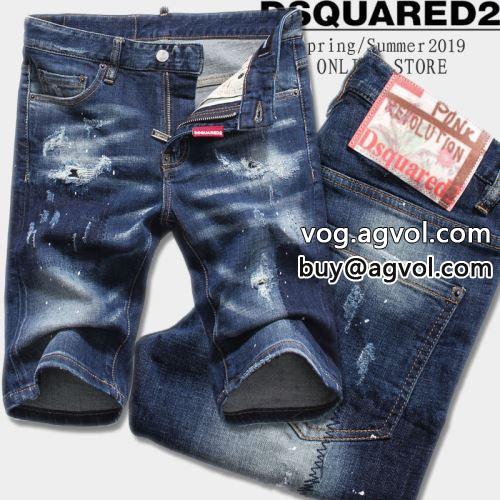 DSQUARED2コピー 2022 ディースクエアードコピー ショートパンツ 上質 ジーンズ 味のある大人のデニム  