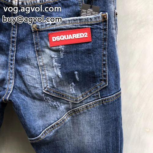 ジーンズ しっかりとしたデニム地 2022 ディースクエアードコピー 強い魅力を感じる一枚  DSQUARED2コピー