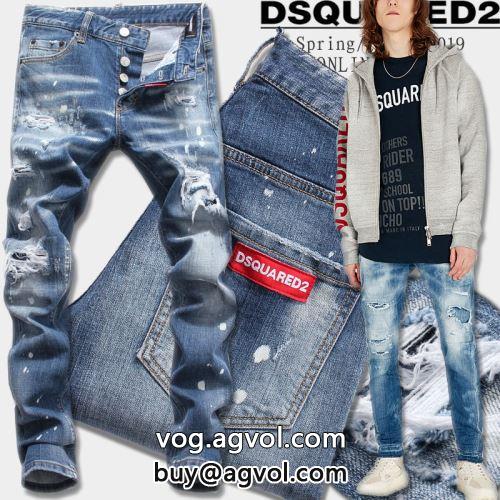  ジーンズ 本格なデニム地 2022 上質 ディースクエアードコピー DSQUARED2コピー   