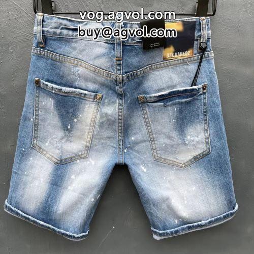 ショートパンツ ジーンズ DSQUARED2コピー 2022 スタイリッシュな印象 ディースクエアードコピー