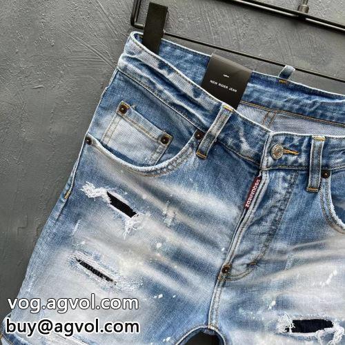 ショートパンツ ジーンズ DSQUARED2コピー 2022 スタイリッシュな印象 ディースクエアードコピー