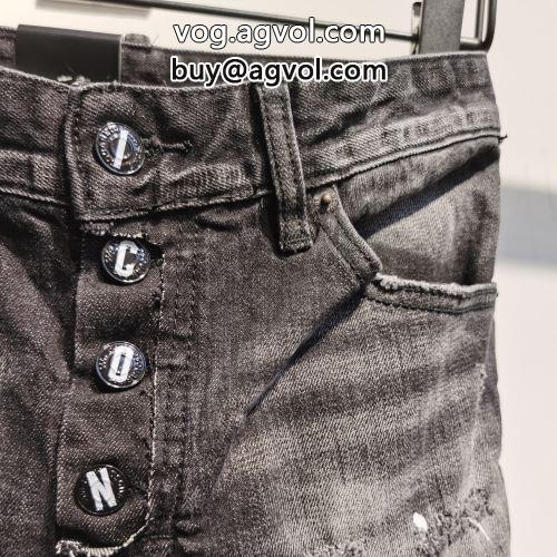 DSQUARED2コピー 2022  ショートパンツ ディースクエアードコピー 理想のパンツ ポップ ジーンズ