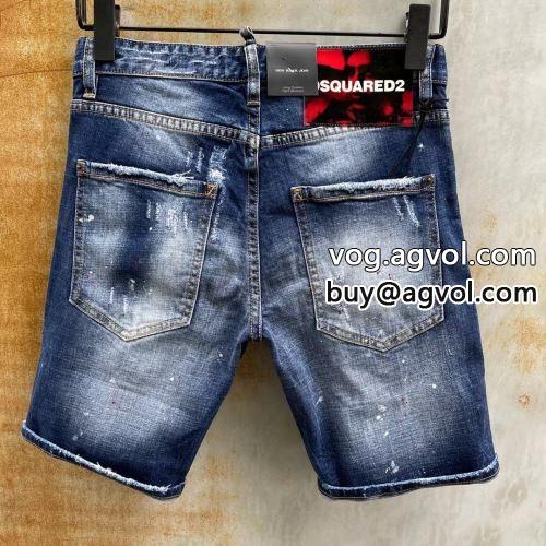 【大人気】定番商品 ショートパンツ 使い回し最高 2022 ジーンズ DSQUARED2コピー  ディースクエアードコピー