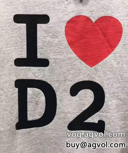ボリュームネックフード付き パーカー ディースクエアードコピー 3色可選 2022 大人気再登場  DSQUARED2コピー