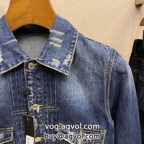 デニムジャケット 派手 ディースクエアードコピー 2022 DSQUARED2コピー  個性的なデザイン