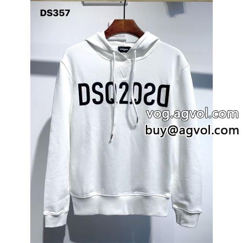 2色可選 雑誌掲載アイテム 2022 ディースクエアードコピー  DSQUARED2コピー パーカー