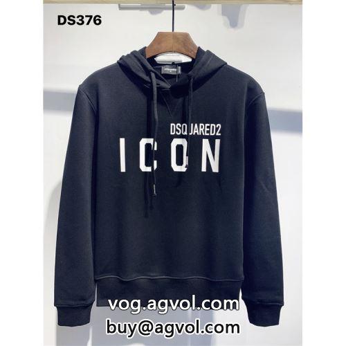 パーカー DSQUARED2コピー 2色可選 絶対オススメ♡ ディースクエアードコピー 2022