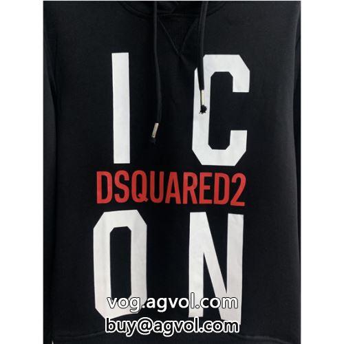 3色可選 2022 DSQUARED2コピー 落ち着いた感覚 ディースクエアードコピー パーカー ボリュームネックフード付き