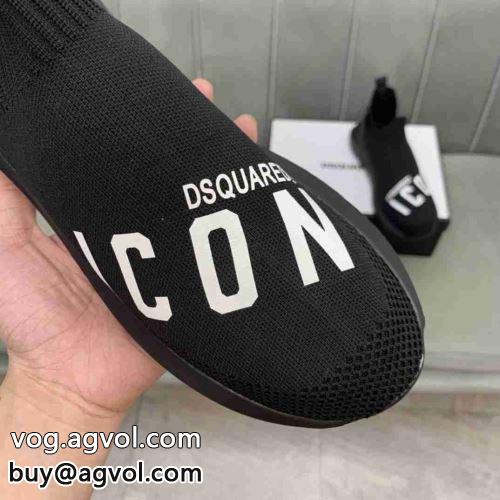 流行や季節に拘らないデザイン スニーカー 2022  DSQUARED2コピーシューズ ずっと人気♪  ディースクエアードコピー