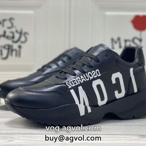 2022 シューズ DSQUARED2コピー ディースクエアードコピー コスパ最高のプライス スニーカー 存在感のある