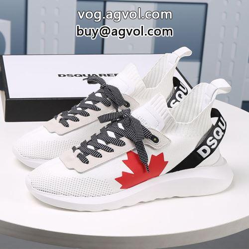 3色可選 秋冬 2022 ディースクエアードコピー 高評価の人気品 DSQUARED2コピー シューズ スニーカー