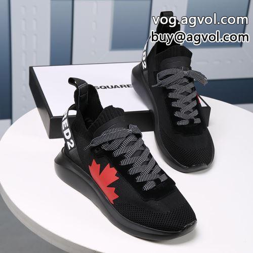 3色可選 秋冬 2022 ディースクエアードコピー 高評価の人気品 DSQUARED2コピー シューズ スニーカー