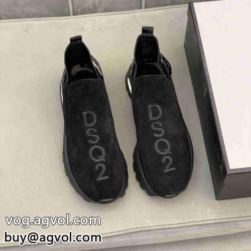 男性  DSQUARED2コピー シューズ スニーカー  お洒落な存在感 2022 ディースクエアードコピー