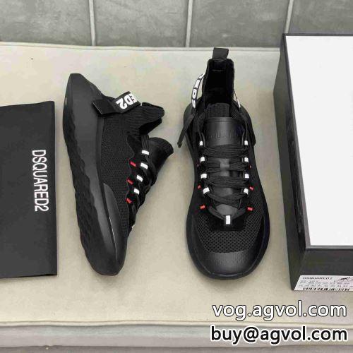 シューズ  スニーカー 特別人気感謝SALE 柔軟 ディースクエアードコピー DSQUARED2コピー 2022