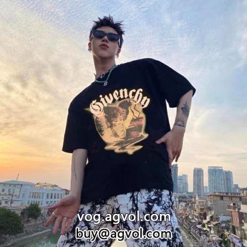  2022 半袖シャツ 人目を惹くデザイン ジバンシィコピー GIVENCHYコピー コーデ 知的なムードを演出         