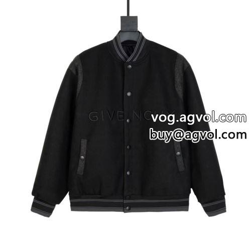  立体的な衿元 2022 艶やかなコート GIVENCHYコピー ブルゾン ジバンシィコピー           