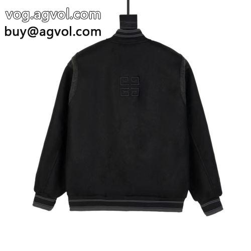立体的な衿元 2022 艶やかなコート GIVENCHYコピー ブルゾン ジバンシィコピー