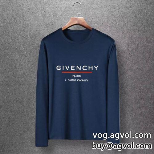 ジバンシィコピー 2022  GIVENCHYコピー 長袖Tシャツ 着心地満点 多色可選 乾きやすい