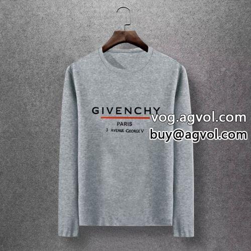 ジバンシィコピー 2022  GIVENCHYコピー 長袖Tシャツ 着心地満点 多色可選 乾きやすい