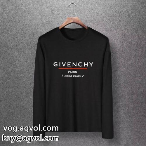 ジバンシィコピー 2022  GIVENCHYコピー 長袖Tシャツ 着心地満点 多色可選 乾きやすい