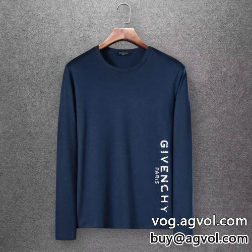 多色可選 カッコいい印象を付ける GIVENCHYコピー 長袖Tシャツ2022 ジバンシィコピー