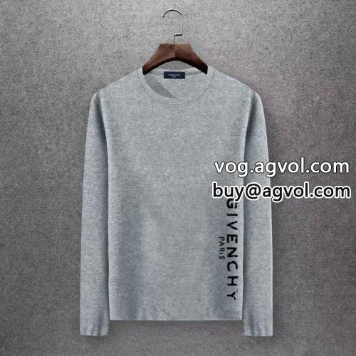 多色可選 カッコいい印象を付ける GIVENCHYコピー 長袖Tシャツ2022 ジバンシィコピー