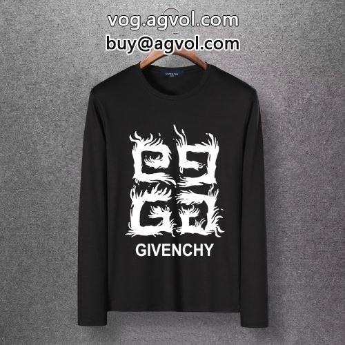  収縮性のある GIVENCHYコピー 長袖Tシャツ 自然な肌触り 2022 ジバンシィコピー 多色可選         