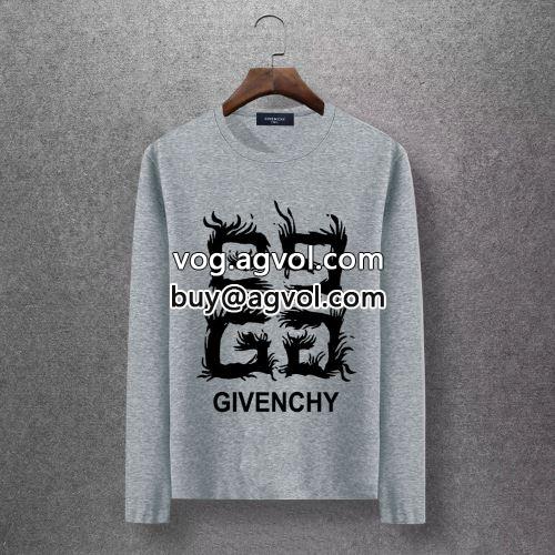 収縮性のある GIVENCHYコピー 長袖Tシャツ 自然な肌触り 2022 ジバンシィコピー 多色可選