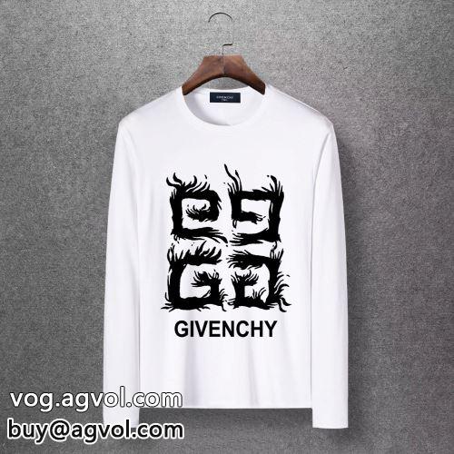 収縮性のある GIVENCHYコピー 長袖Tシャツ 自然な肌触り 2022 ジバンシィコピー 多色可選