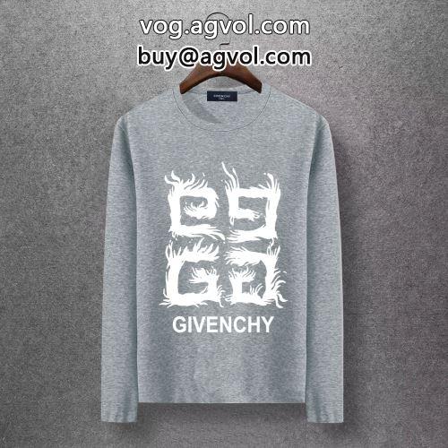 収縮性のある GIVENCHYコピー 長袖Tシャツ 自然な肌触り 2022 ジバンシィコピー 多色可選